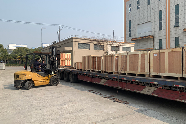Naglo -load ng transportasyon